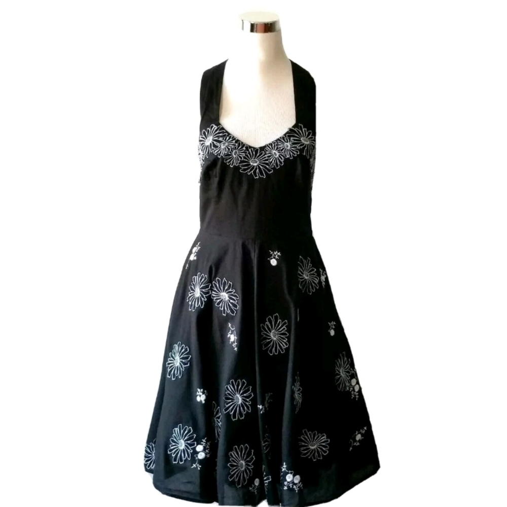 Anthropologie Women's Odille Flare Sundress Dress 100% Cotton Size 6 Small New